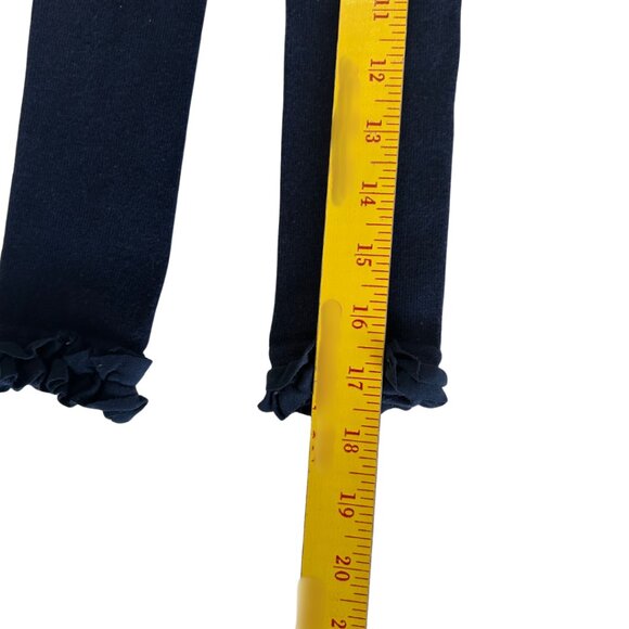 Ruffle Butts Baby Navy Floral Bloomers and Tights - Picture 8 of 8